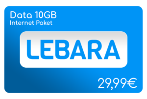 lebara data 10 gb internet aufladen online