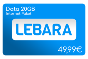 lebara data 20 gb internet aufladen online