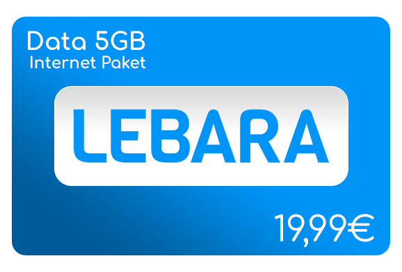 lebara data 5 gb internet aufladen online