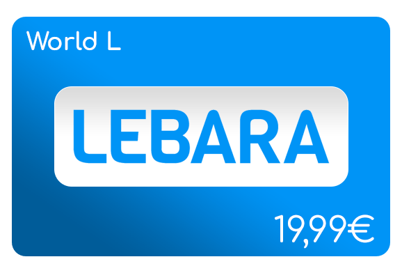 lebara world l flat aufladen online