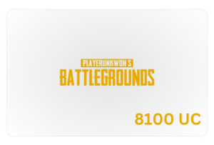 Battlegrounds PUBG Mobile - 8100 UC